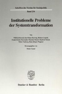 Produktbild: Institutionelle Probleme der Systemtransformation.