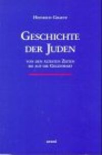 Produktbild: Geschichte der Juden von den&auml;ltsten Zeiten bis auf die Gegenwart