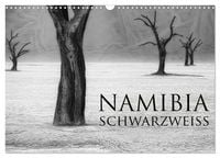 Produktbild: Namibia schwarzwei&szlig; (Wandkalender 2027 DIN A3 quer), CALVENDO Monatskalender