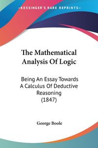 Produktbild: The Mathematical Analysis Of Logic