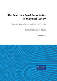 Produktbild: Case for a Royal Commission on the Penal System