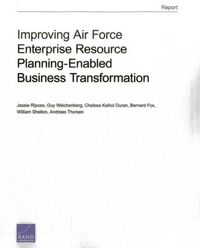 Produktbild: Improving Air Force Enterprise Resource Planning-Enabled Business Transformation
