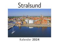 Produktbild: Stralsund (Wandkalender 2024, Kalender DIN A4 quer, Monatskalender im Querformat mit Kalendarium, Das perfekte Geschenk)