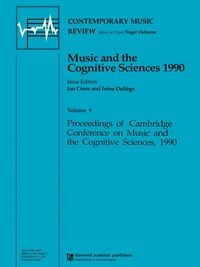 Produktbild: Music and the Cognitive Sciences 1990