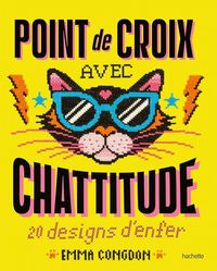 Produktbild: Point de croix avec chattitude : 20 designs d'enfer