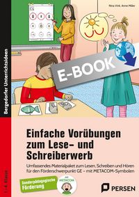 Produktbild: Einfache Vor&uuml;bungen zum Lese- und Schreiberwerb
