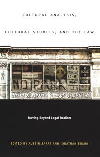 Produktbild: Cultural Analysis, Cultural Studies, and the Law