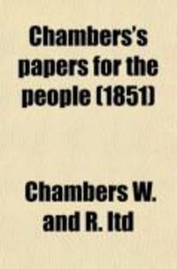 Produktbild: Chambers's Papers for the People