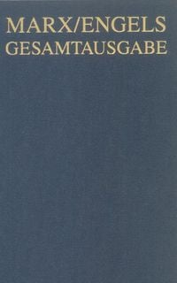 Produktbild: Karl Marx: Exzerpte und Notizen zur Geologie, Mineralogie und Agrikulturchemie, M&auml;rz bis September 1878