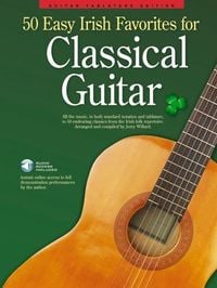 Produktbild: 50 Easy Irish Favorites for Classical Guitar Guitar Tablature Edition - Book/Online Audio