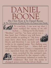 Produktbild: Daniel Boone: His Own Story