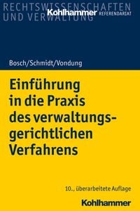 Produktbild: Einf&uuml;hrung in die Praxis des verwaltungsgerichtlichen Verfahrens