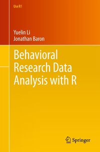 Produktbild: Behavioral Research Data Analysis with R