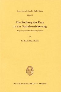 Produktbild: Die Stellung der Frau in der Sozialversicherung.
