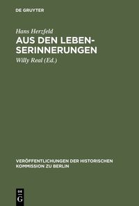 Produktbild: Aus den Lebenserinnerungen