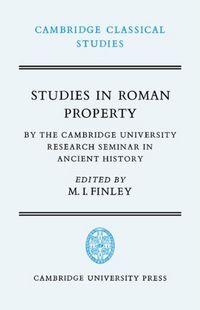 Produktbild: Studies in Roman Property