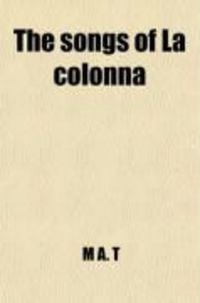 Produktbild: The Songs of La Colonna