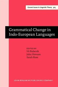 Produktbild: Grammatical Change in Indo-European Languages