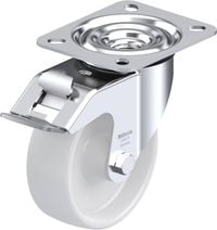 Produktbild: Blickle 298679 LE-PO 100G-FI Lenkrolle mit Feststeller Rad-Durchmesser: 100 mm Tragf&auml;higkeit (max.): 150 kg 1 St.
