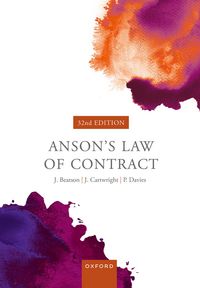 Produktbild: Anson's Law of Contract