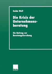 Produktbild: Die Krisis der Unternehmensberatung