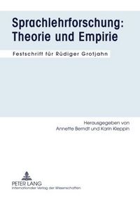 Produktbild: Sprachlehrforschung: Theorie und Empirie