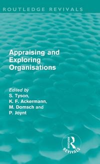 Produktbild: Appraising and Exploring Organisations (Routledge Revivals)