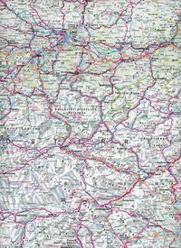 KOMPASS Autokarte Österreich, Austria 1:600.000
