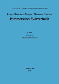Bild vom Artikel Pommersches Wörterbuch / Schauhband – schnuben vom Autor 