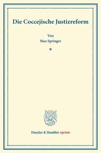 Produktbild: Die Coccejische Justizreform.