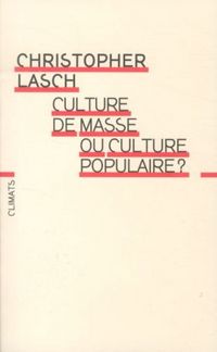 Produktbild: Culture de masse ou culture populaire ?
