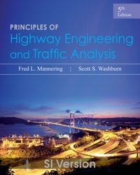 Produktbild: Mannering, F: Principles of Highway Engineering and Traffic