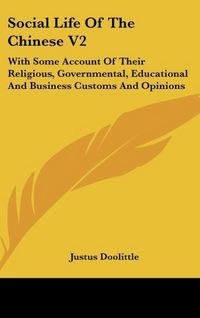 Produktbild: Doolittle, J: Social Life Of The Chinese V2
