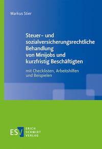Produktbild: Steuer- und sozialversicherungsrechtliche Behandlung von Minijobs und kurzfristig Besch&auml;ftigten