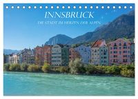 Produktbild: Innsbruck - Die Stadt im Herzen der Alpen (Tischkalender 2026 DIN A5 quer), CALVENDO Monatskalender