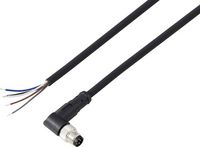 Produktbild: TRU COMPONENTS TC-13751880 Anschlussleitung M8 x 1 Stecker, gewinkelt 10 m Polzahl Sensoren: 5 1 St.