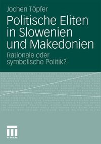 Produktbild: Politische Eliten in Slowenien und Makedonien