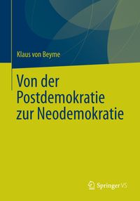 Produktbild: Von der Postdemokratie zur Neodemokratie