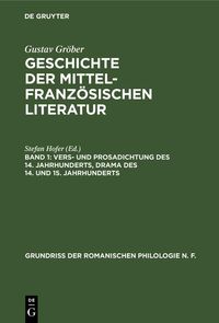 Produktbild: Vers- und Prosadichtung des 14. Jahrhunderts, Drama des 14. und 15. Jahrhunderts