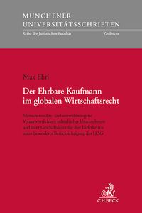 Produktbild: Der Ehrbare Kaufmann im globalen Wirtschaftsrecht