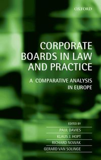 Produktbild: Corporate Boards in Law and Practice