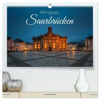 Produktbild: City Lights Saarbr&uuml;cken (hochwertiger Premium Wandkalender 2027 DIN A2 quer), Kunstdruck in Hochglanz