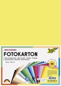 Produktbild: Folia Fotokarton DIN A4, 50 Blatt in 25 Farben