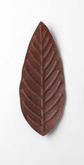Produktbild: Flexible Hanji-Papierschale Blatt Braun &ndash; Ablage / Servierschale aus koreanischem Hanji-