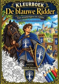 Produktbild: Kleurboek, De blauwe Ridder.