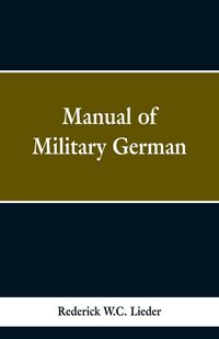 Produktbild: Manual of Military German