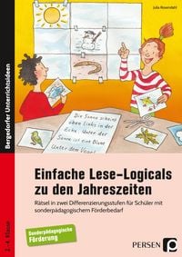 Produktbild: Einfache Lese-Logicals zu den Jahreszeiten