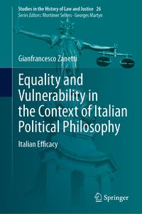 Produktbild: Equality and Vulnerability in the Context of Italian Political Philosophy