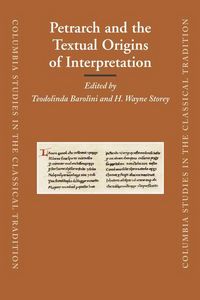 Produktbild: Petrarch and the Textual Origins of Interpretation