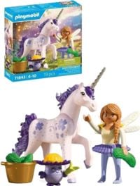 Produktbild: PLAYMOBIL 71843 Sammeleinhorn Gl&uuml;ckslavendel mit Fee